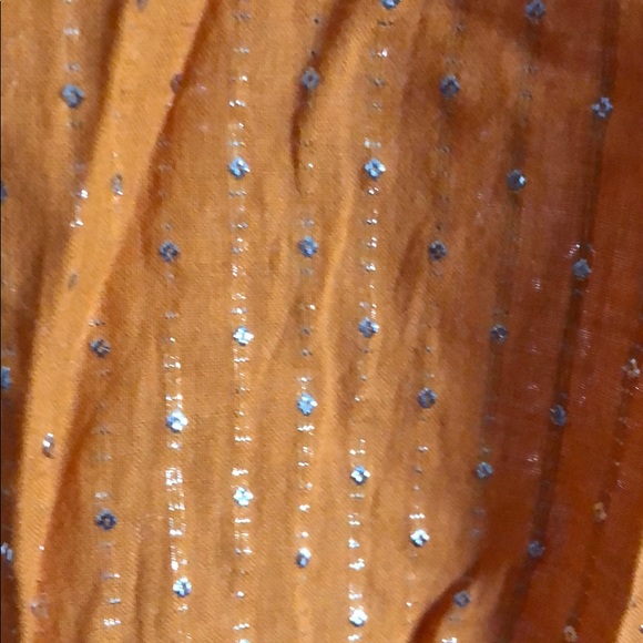 Orange button blouse - Picture 3 of 3